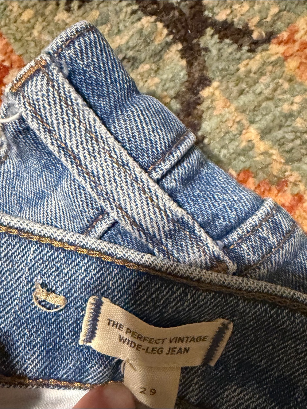 Madewell Vintage Light Blue Wide-Leg Jeans - Picture 4 of 6